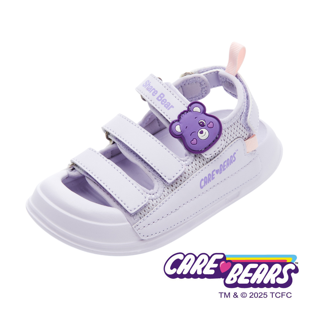 Care Bears 彩虹熊 童鞋 輕量護趾涼鞋 紫/CBKT69707