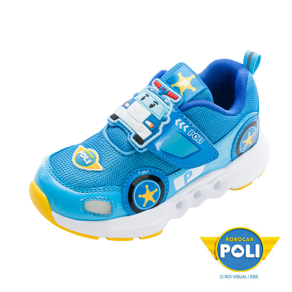 POLI 波力 力 童鞋 電燈運動鞋 藍/POKX54506