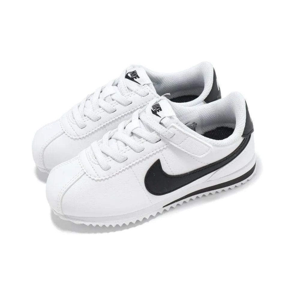 NIKE 耐吉 童鞋 Cortez Easyon PS 白 黑 中童 小朋友 阿甘鞋 休閒鞋 親子鞋 DM0951-108