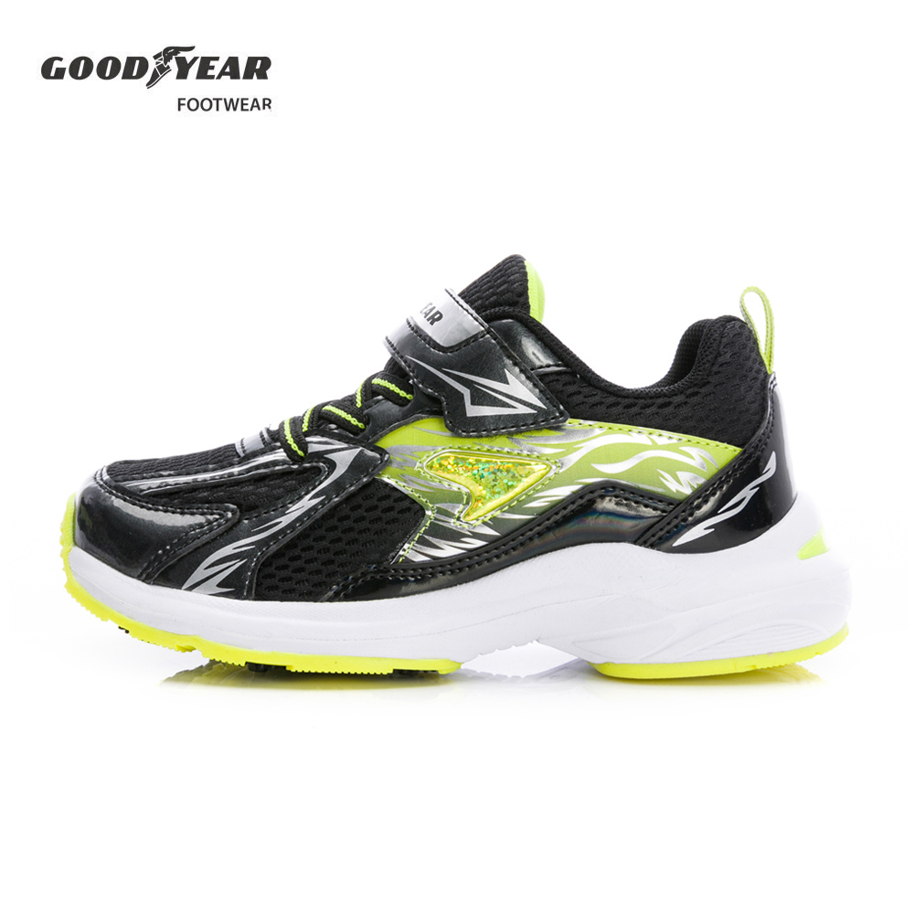 Goodyear 固特異 疾速衝鋒 童款競速緩震運動鞋 黑/ GAKR58300