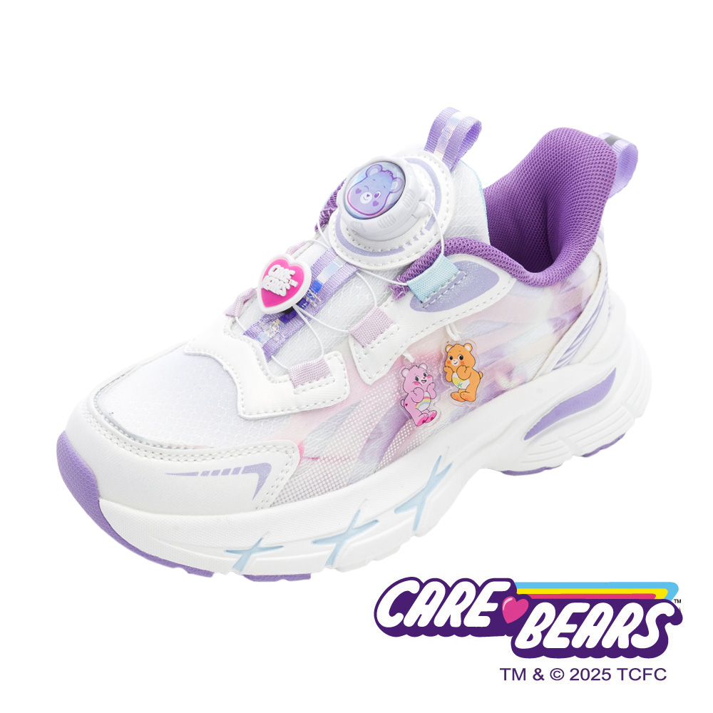 Care Bears 彩虹熊 童鞋輕量旋轉扣運動鞋 紫色/CBKR59807