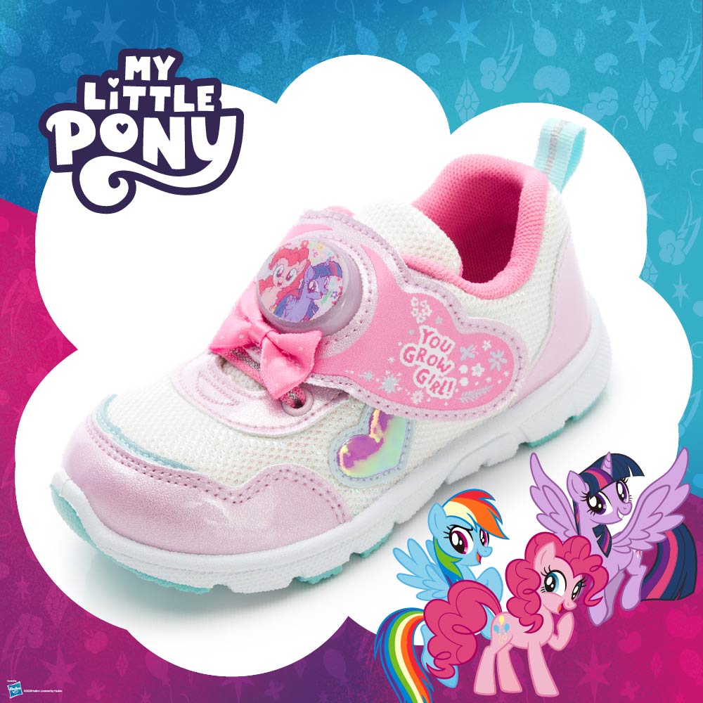 My Little Pony 彩虹小馬 童鞋 電燈運動鞋 白粉/ PYKX64603