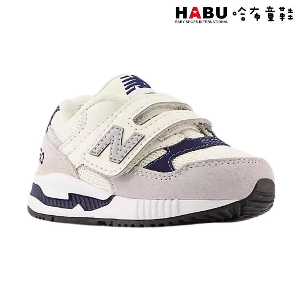 HABU 哈布童鞋 NEW BALANCE 紐巴倫 530 Hook and Loop 復古 小童 中童 休閒鞋 寬楦 KV530SRI