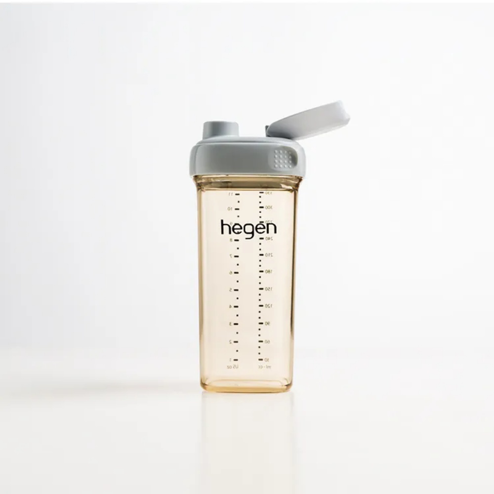 Hegen 金色奇蹟PPSU多功能方圓型寬口水瓶 2.0 330ml