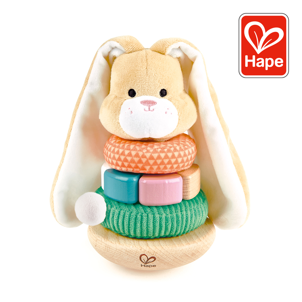 德國Hape 趣味小兔子堆塔