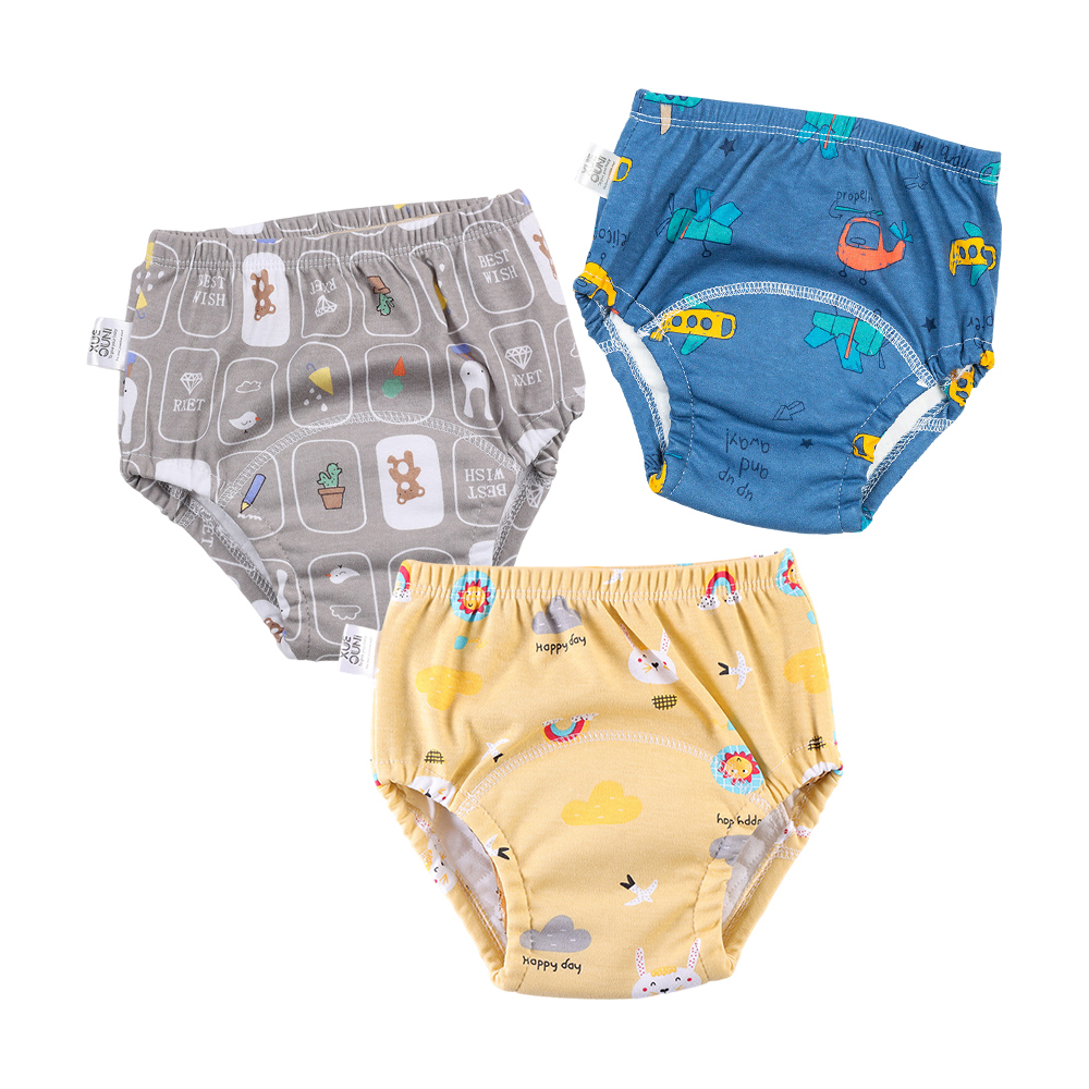 Mesenfants 【6入】學習褲 兒童尿布褲 嬰兒尿布褲 拉拉褲 隔尿褲