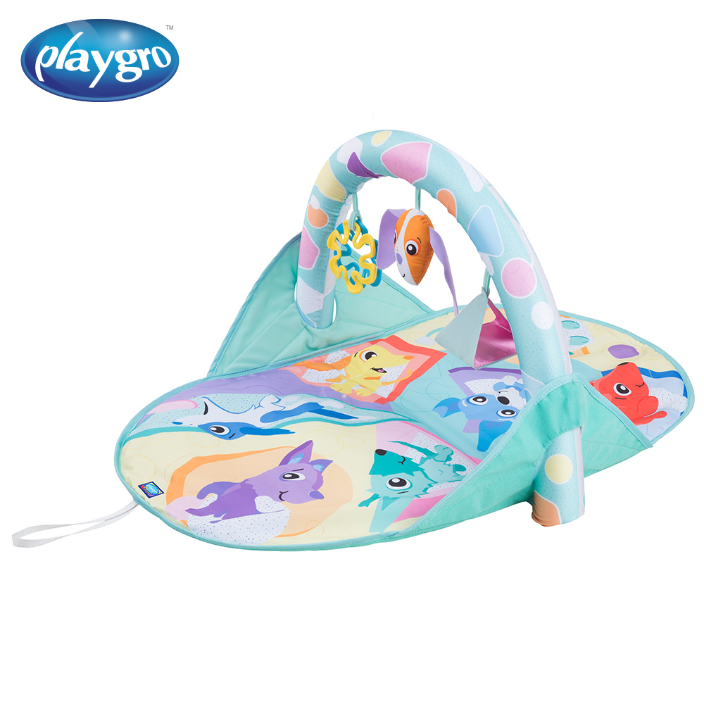 Playgro 【 培高】汪汪夥伴隨行遊戲墊