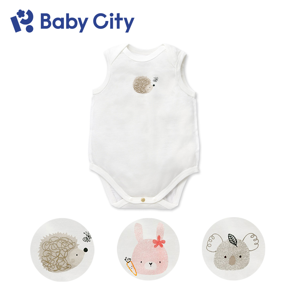 BabyCity 娃娃城 【Baby City 】天絲無袖活肩連身衣(3款)
