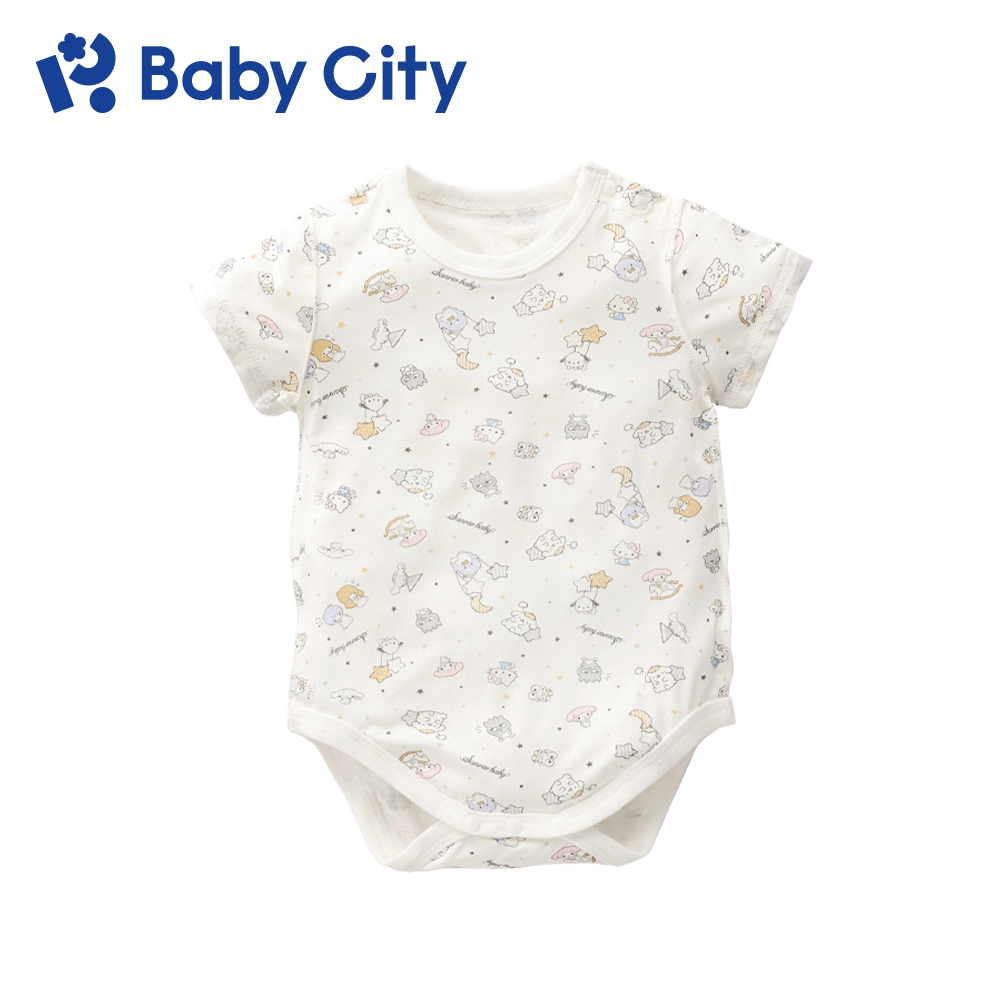 BabyCity 娃娃城 三麗鷗短袖肩開連身衣/星空圓舞曲(70-90cm)