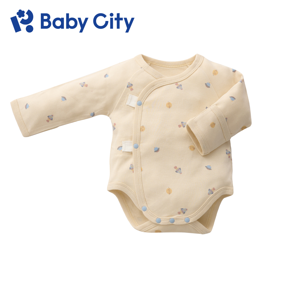BabyCity 娃娃城 莫代爾初生連身衣/宇宙飛船|天絲莫代爾纖維 新生兒必備 反手袖 包手連身衣 包屁衣 寶寶衣 台灣製