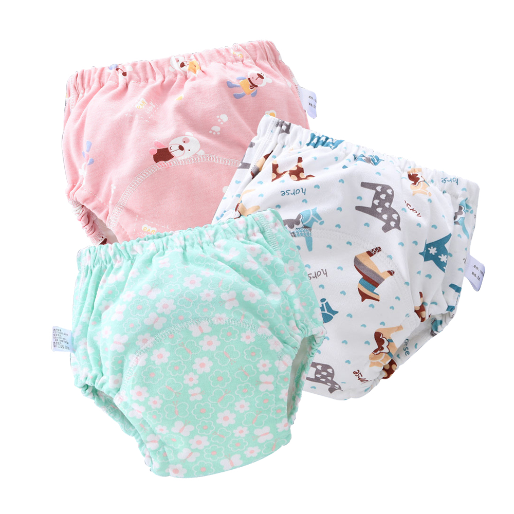 Mesenfants 【6入】寶寶學習褲 6層紗布純棉兒童隔尿褲尿布褲