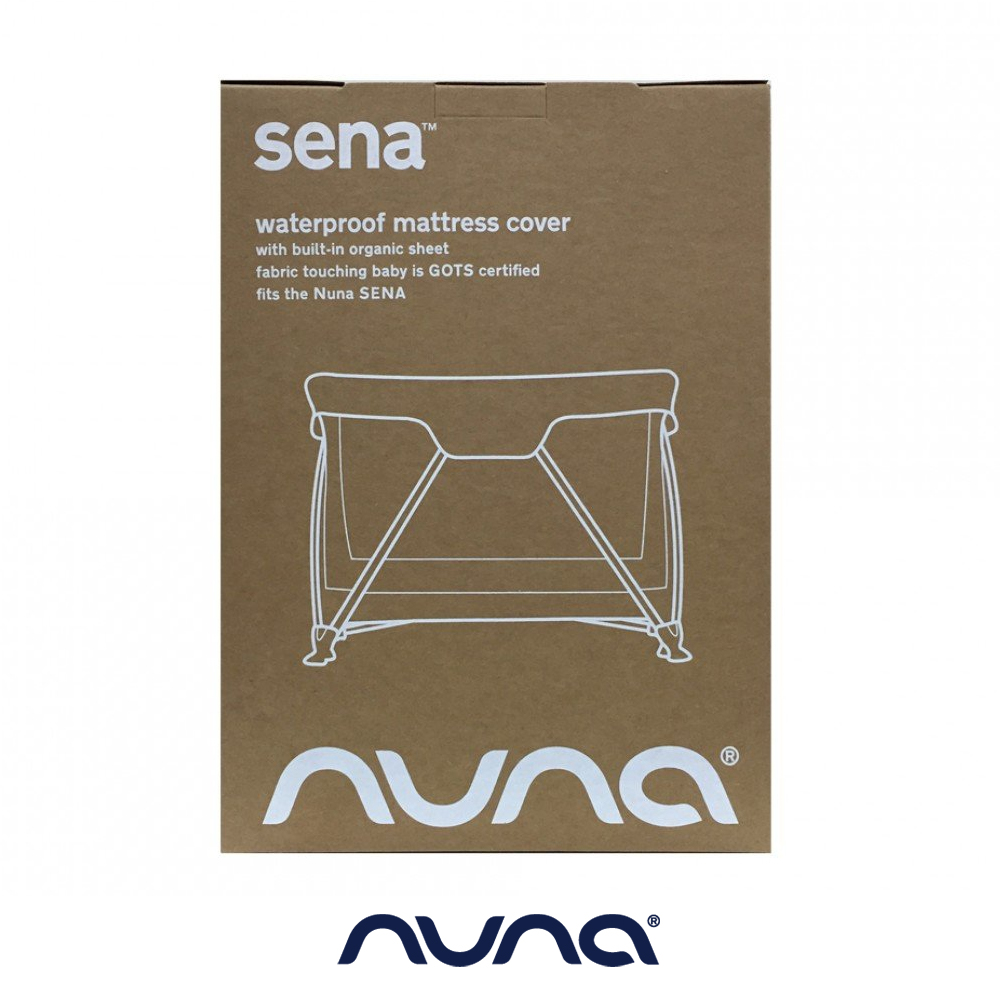 NUNA 荷蘭-SENA專屬有機棉防潑水床罩(白色)