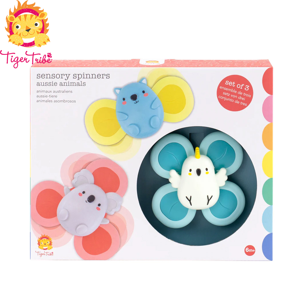 Tiger Tribe 感統旋轉器3入組-澳洲動物