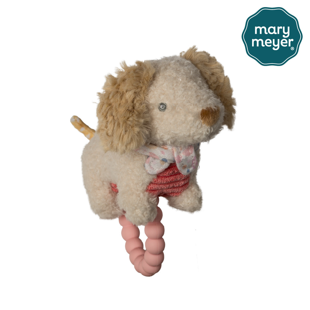 Mary Meyer 美國蜜兒 【MaryMeyer】柔軟手搖鈴-跳跳臘腸狗