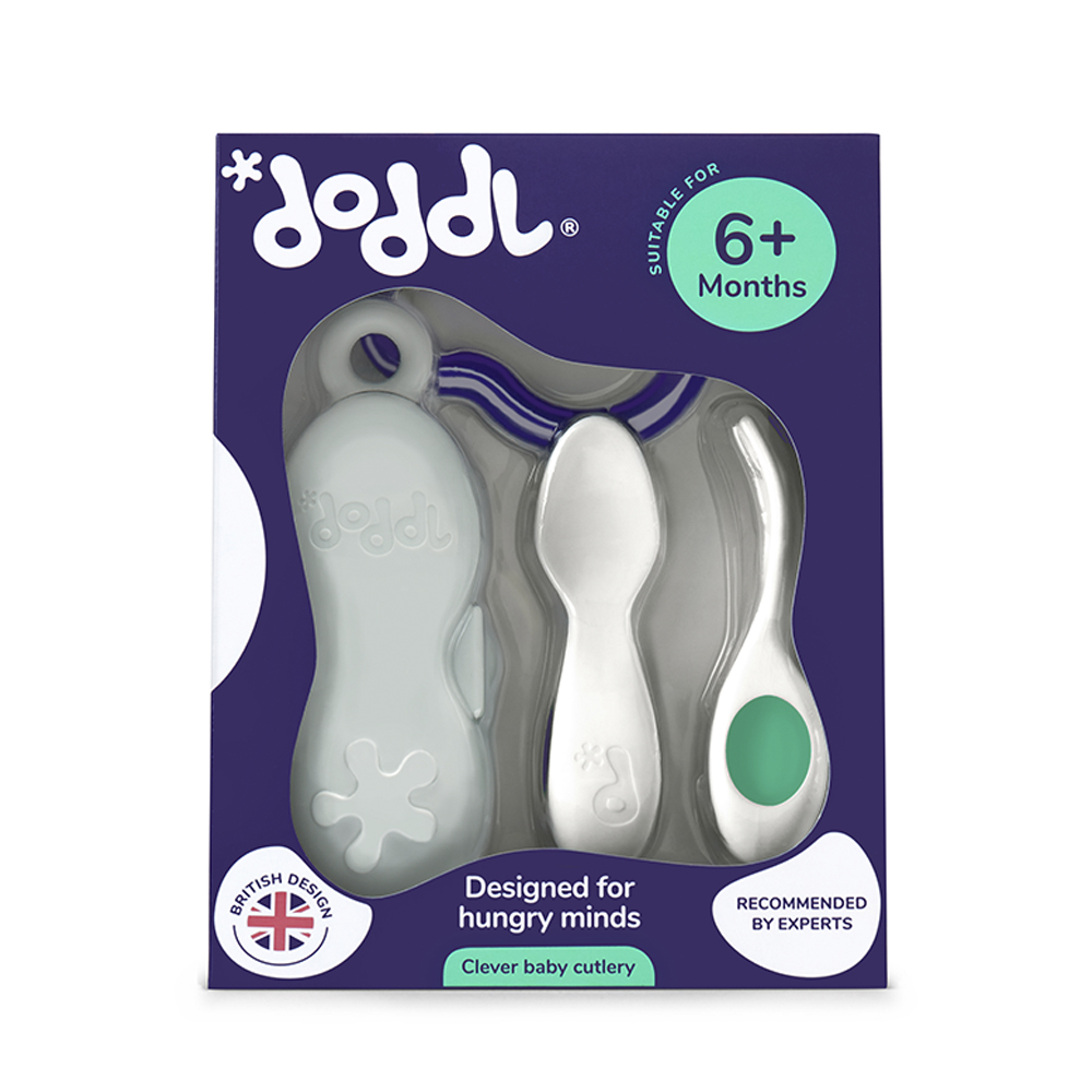 doddl 嬰兒餐具2件+收納盒