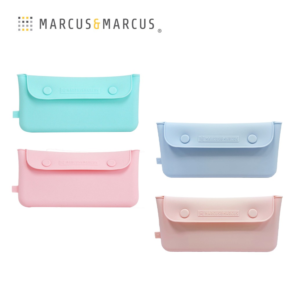 MARCUS & MARCUS 輕巧矽膠餐具收納袋2入組(多款任選)