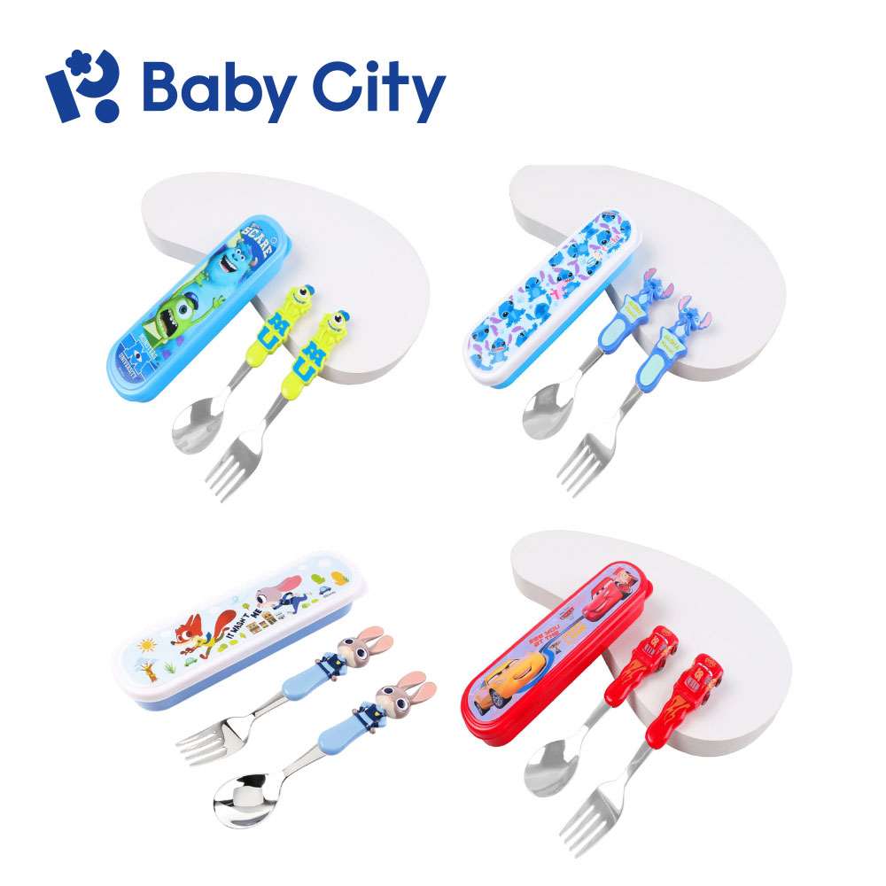 BabyCity 娃娃城 迪士尼3D造型不鏽鋼餐具組/多款