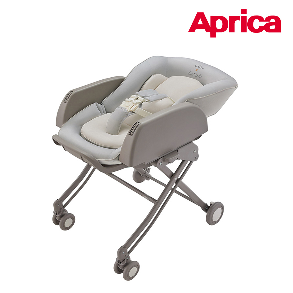 Aprica 愛普力卡 日本 豪華款0~4適用手動安撫餐搖床椅 Yuralism Smart Premium (0-4歲 手動安撫搖床 餐搖床椅 高腳餐椅)