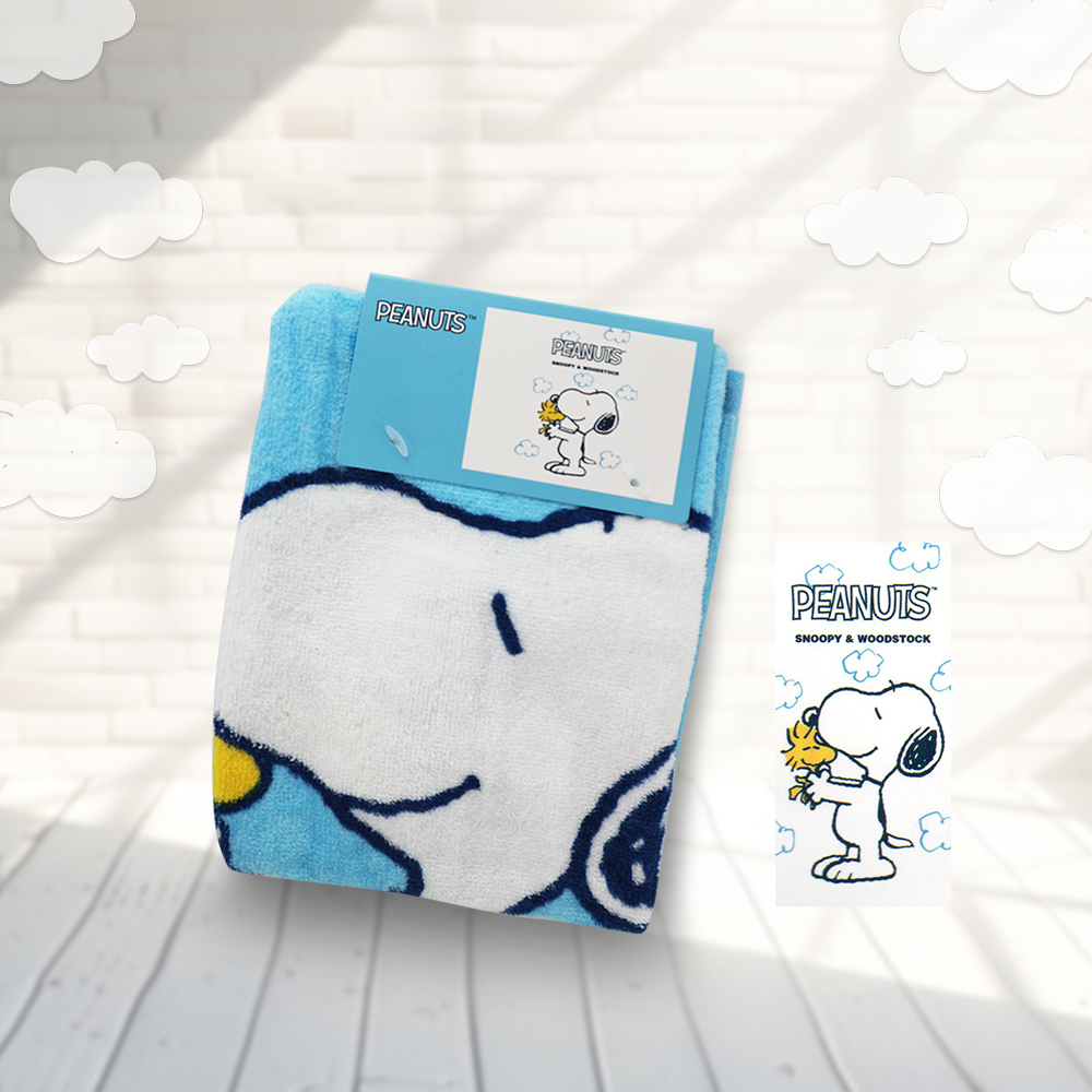 一品川流 SNOOPY史努比童巾-27x54cm-6條入 (100%純棉)