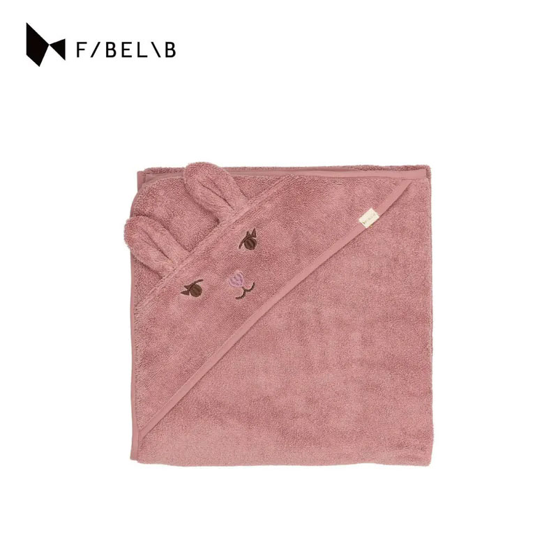 Fabelab 有機棉連帽浴巾 (多色選擇)