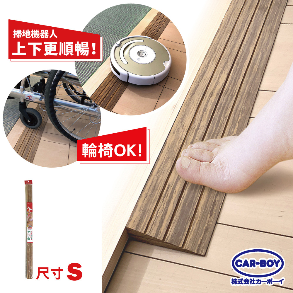 CAR-BOY 門檻軟墊(溝槽型)(斜坡板)-S