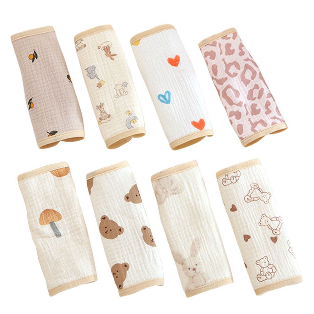 Mesenfants 【6入】四層紗布口水巾 嬰幼兒背帶口水巾 背巾口水巾 推車口水巾 嬰兒磨牙防咬套