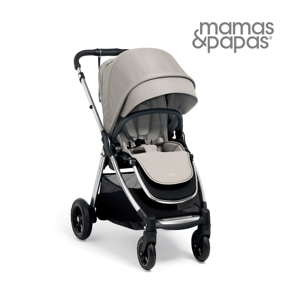 Mamas & Papas 穿山甲雙向手推車XT3 雙向 高景觀 可平躺 新生兒 嬰兒手推車 0m+(鹿棕灰)