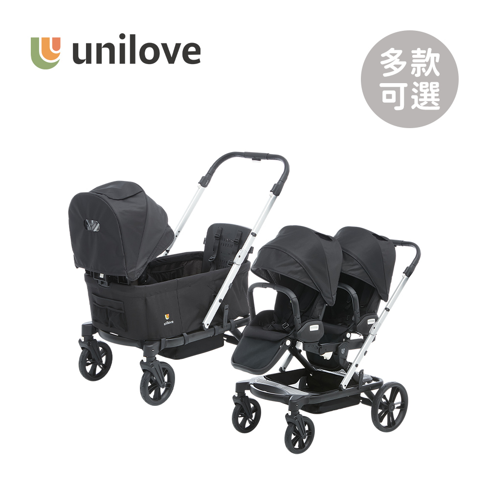 Unilove Trio Trolly 多地形全能手推車 Wagon露營推車+城市套件組+嬰兒延伸套件組