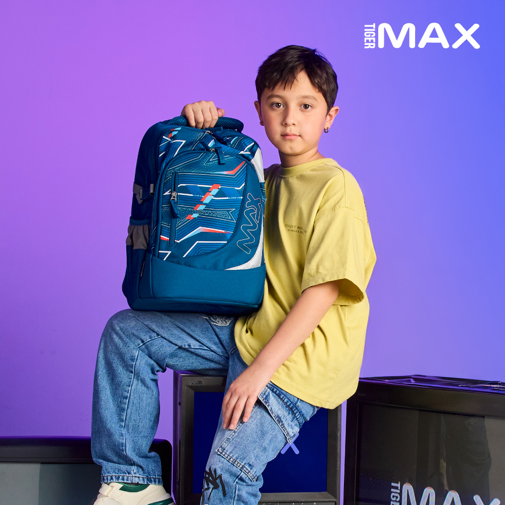 Tiger Family MAX系列超輕量護脊書包(可摺疊版)Pro 2S-三角幾何 28L