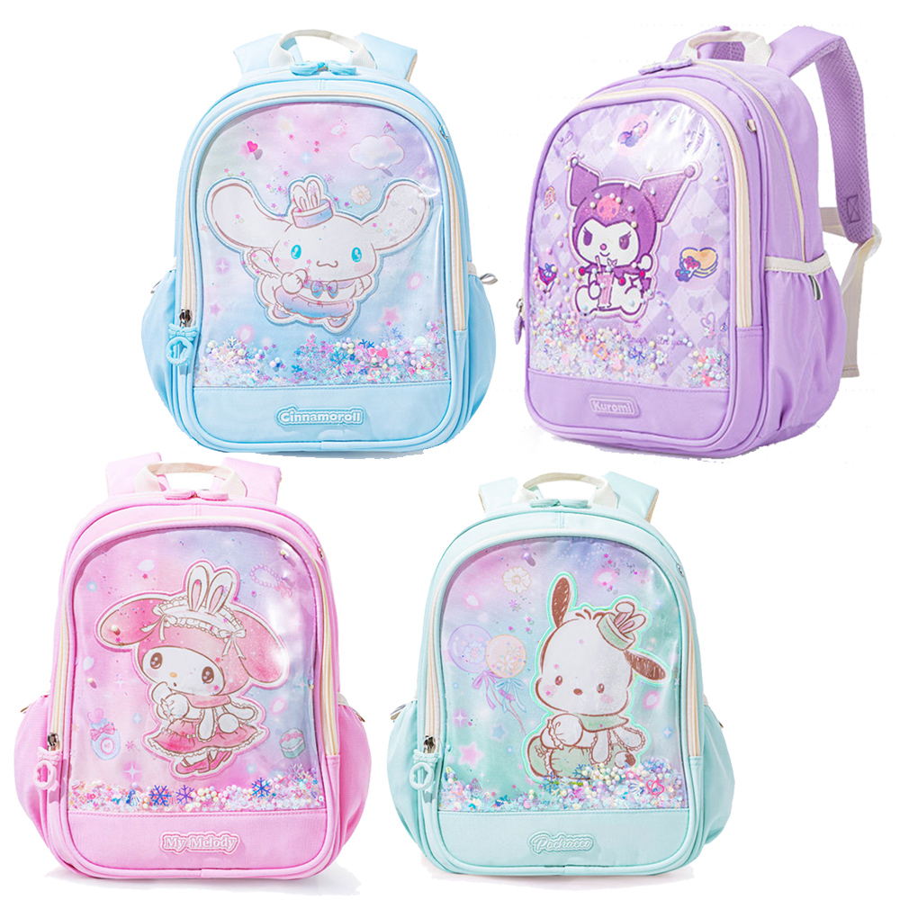 Sanrio 三麗鷗 三麗鷗明星 酷洛米/美樂蒂/大耳狗/帕恰狗 輕量幼兒園/幼稚園書包 後背書包(A4可放)（其他規格）