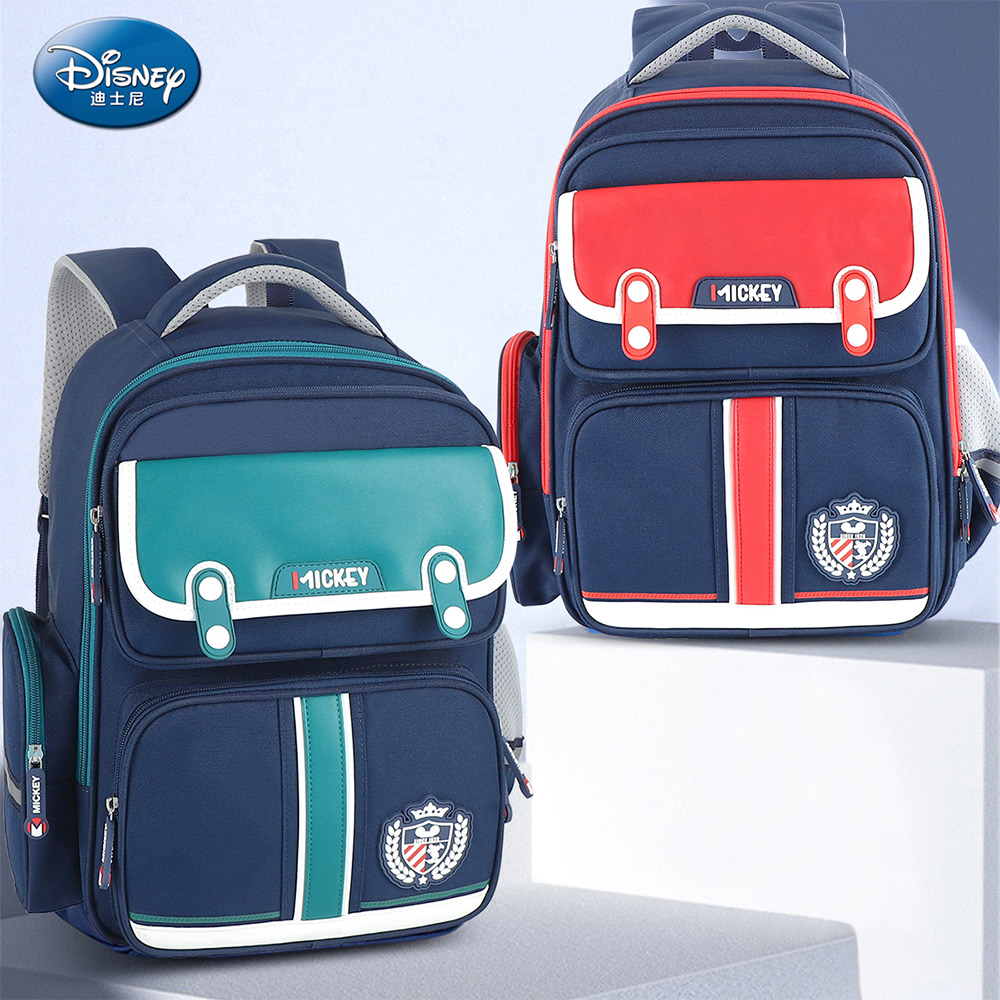 Disney 迪士尼 減負護脊大容量兒童雙肩書包 - 紅色 SM81306R
