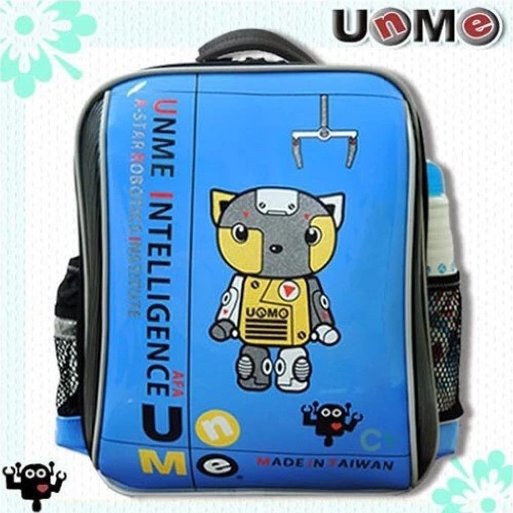 UnMe 機器人單層後背書包 寶藍 低年級110CM以上適用