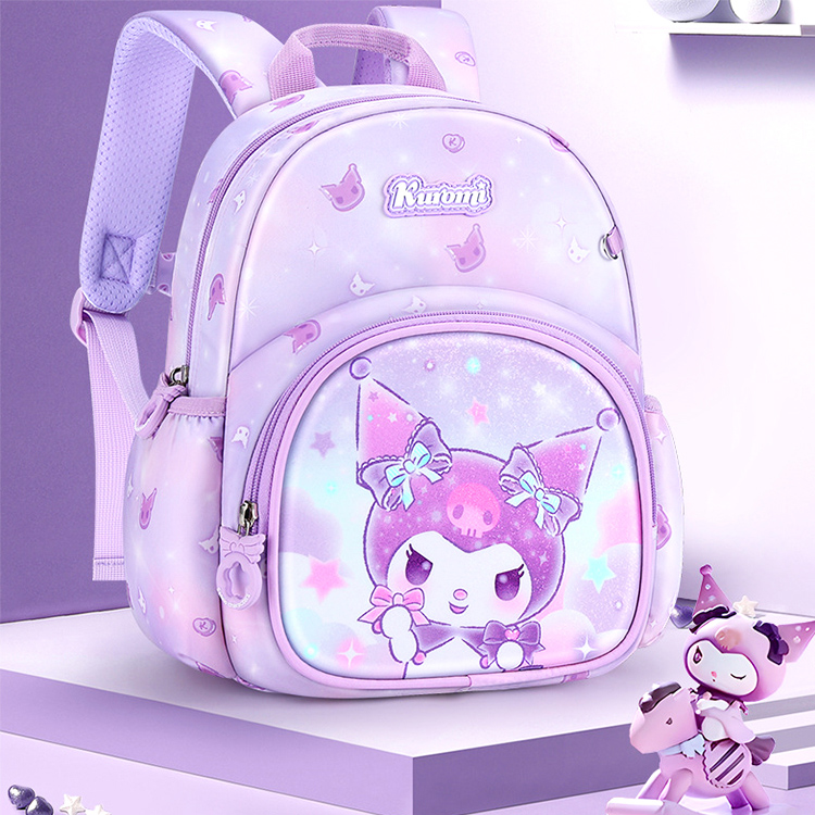 Sanrio 三麗鷗 三麗鷗酷洛米兒童後背包包雙肩背包 966843(生日禮物 聖誕節 平輸品)【小品館】