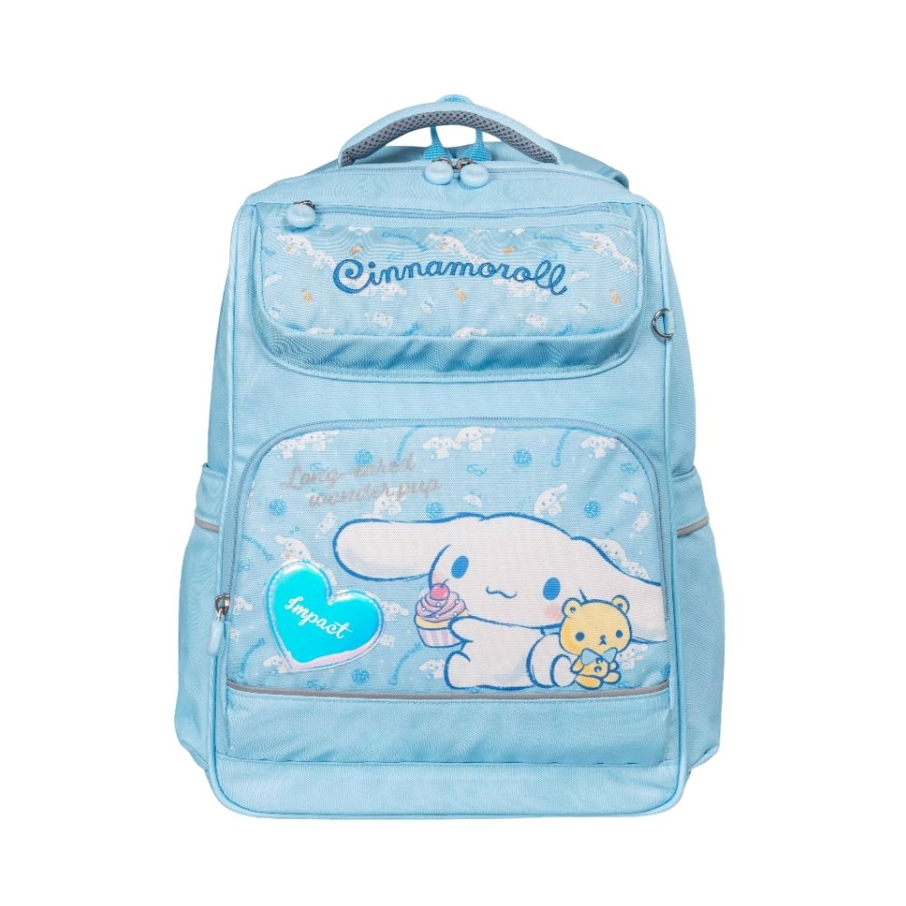 IMPACT 怡寶 大耳狗 喜拿 Cinnamoroll 經典學院 護脊書包 粉藍 IMCM5022LB