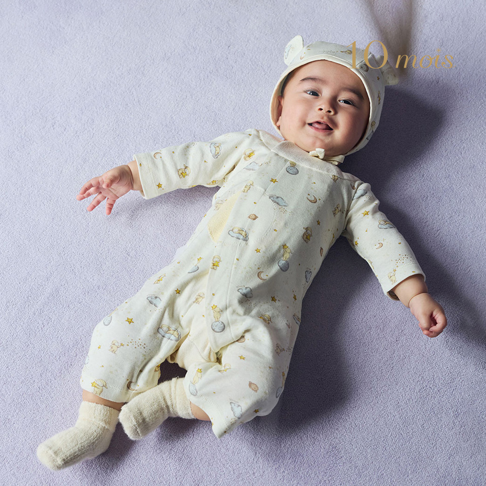 10mois PATTO SATTO ROMPERS 連身褲 莫瓦星願 60-70cm