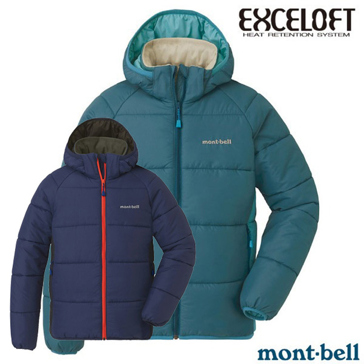MONT-BELL 兒童 THERMAWRAP WARM PK 輕量化纖連帽防風保暖外套.夾克/EXCELOFT中空纖維/ 1101637
