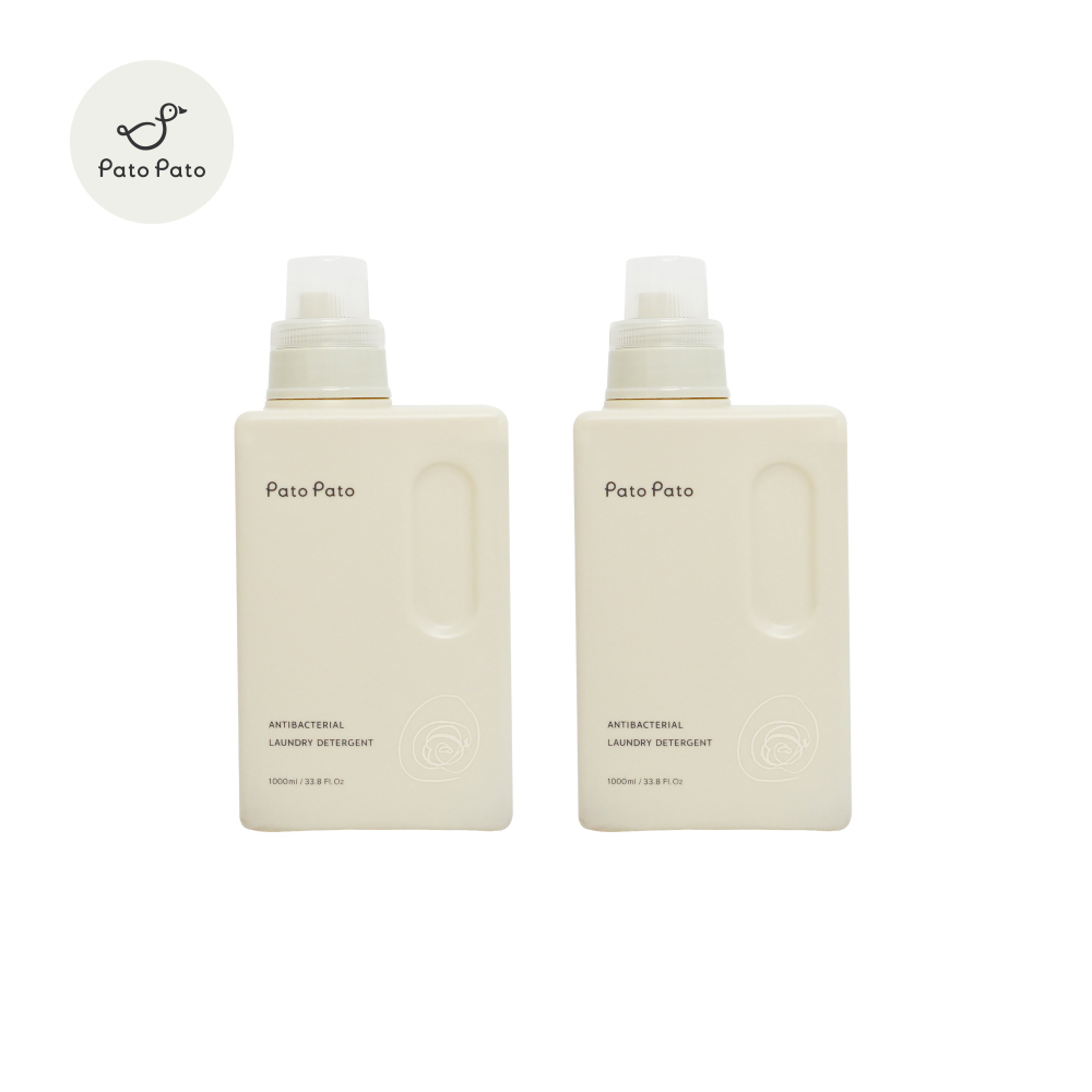 【Pato Pato 】嬰幼兒抗菌洗衣精1000ml 兩瓶組