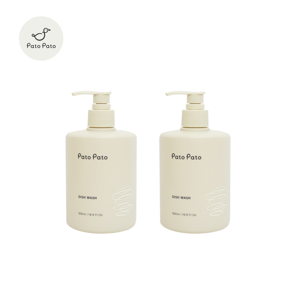 【Pato Pato】碗盤清潔液 500ml 兩瓶組
