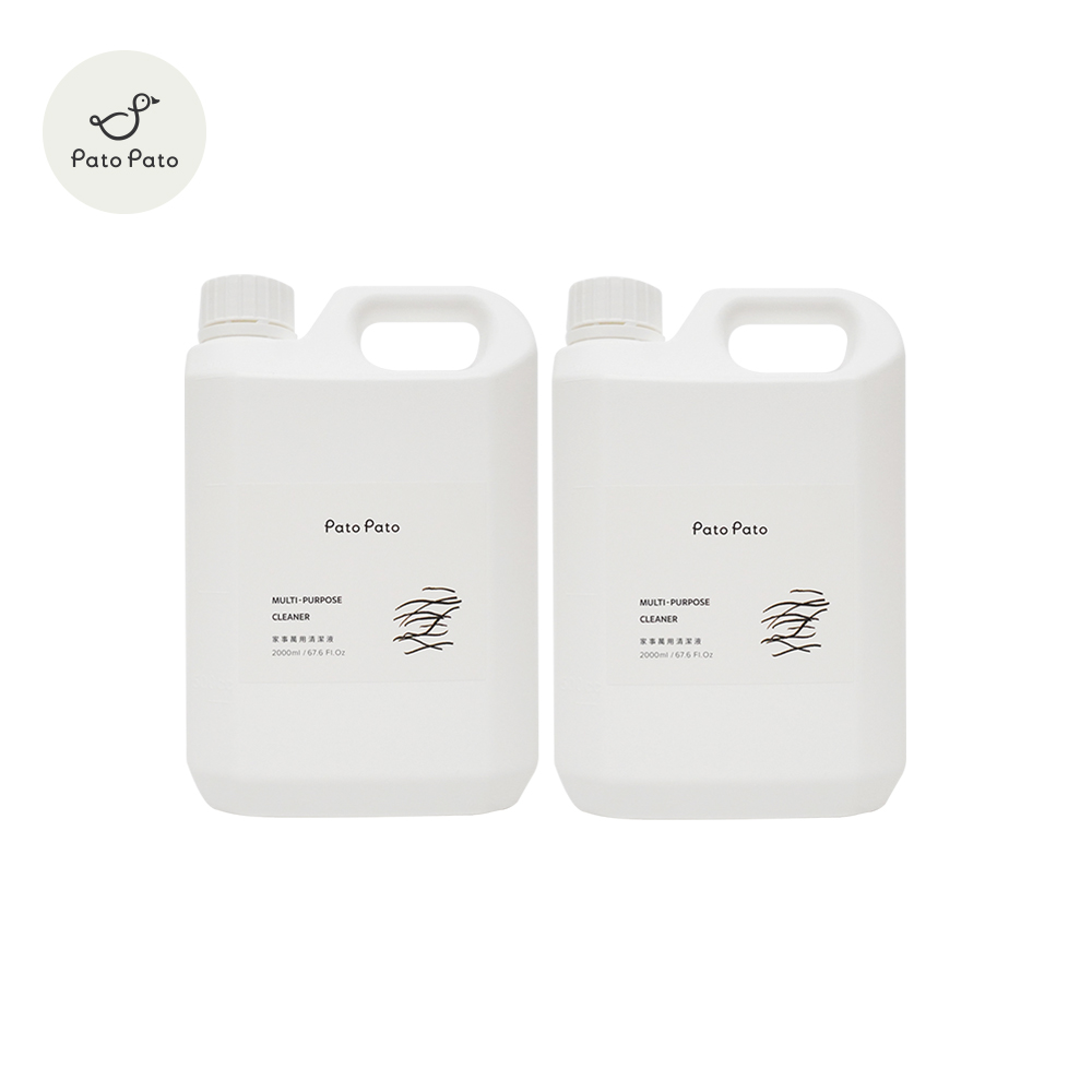 Pato Pato 家事萬用清潔液 補充瓶 2000ml 兩瓶組