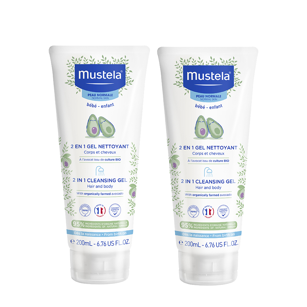 MUSTELA 慕之恬廊 慕之幼倆相依雙潔乳200ml(二入組)