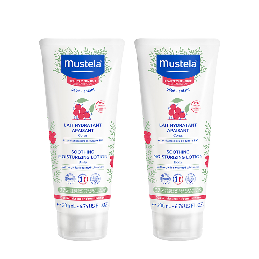 MUSTELA 慕之恬廊 舒恬良敏弱修復潤身乳200ml(二入組)