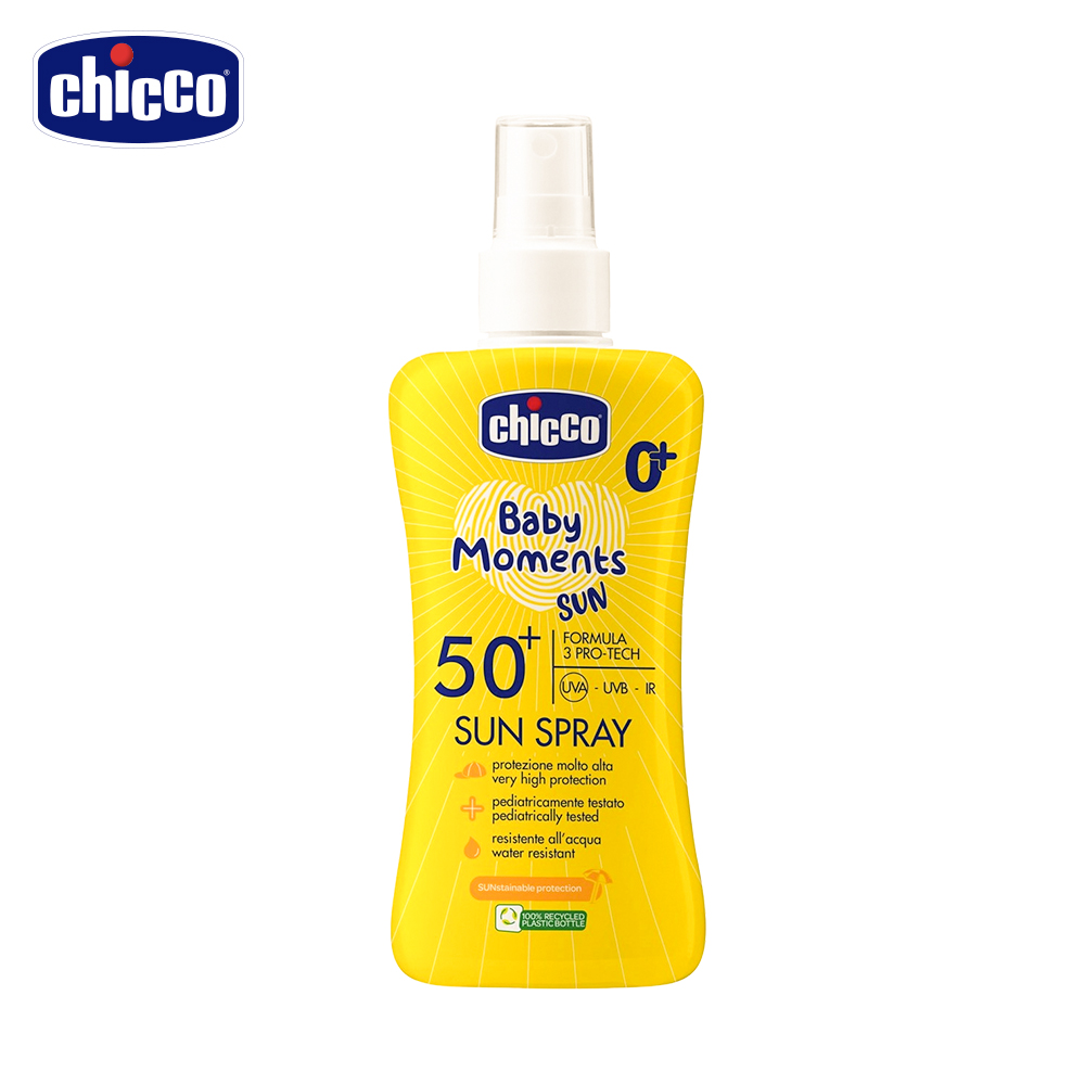 chicco 寶貝嬰兒輕潤防曬噴液SPF50+ 150ml