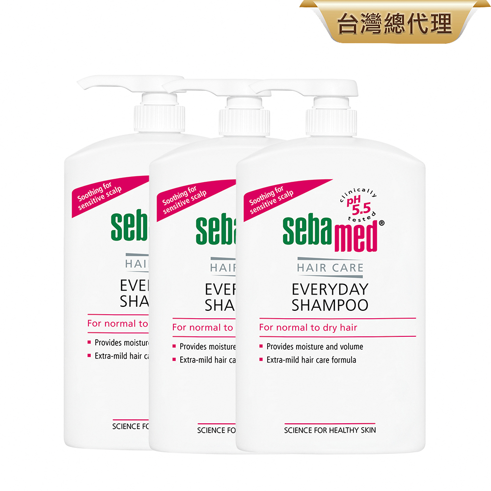 Sebamed 施巴 溫和洗髮乳1000ml 3入組