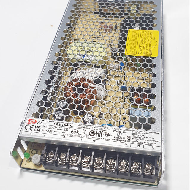 明緯LRS-200-12 200W 12V 電源供應器
