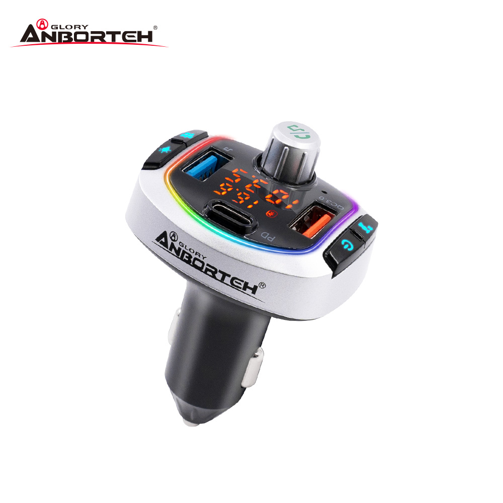 ANBORTEH 安伯特 車用藍芽MP3音樂撥放器+快充PD+QC3.0