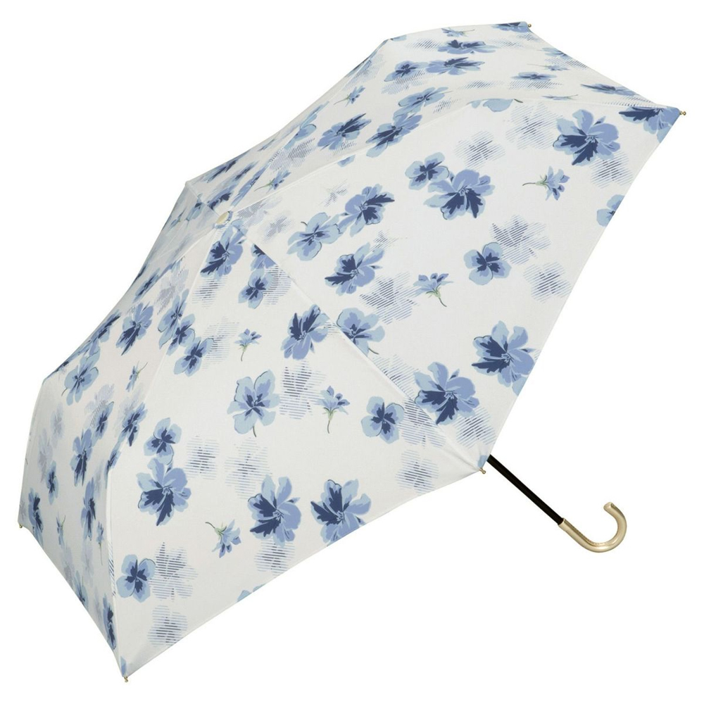 W.P.C. 日本Wpc. 3813-OF 白色 杜鵑花晴雨傘 抗UV 附標準收納袋