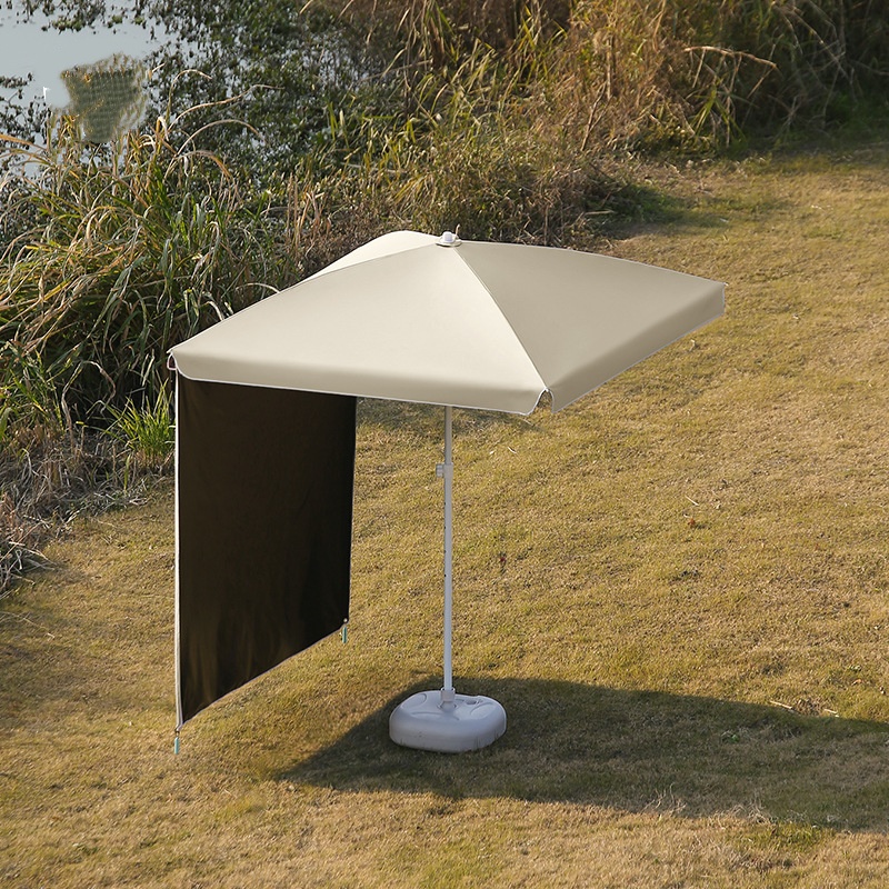 【暢麥】戶外傘 遮陽傘 側邊圍布傘 庭院傘 注水底座傘 160cm 傘面 237cm 總高 陽台咖啡攤休憩遮陽器具