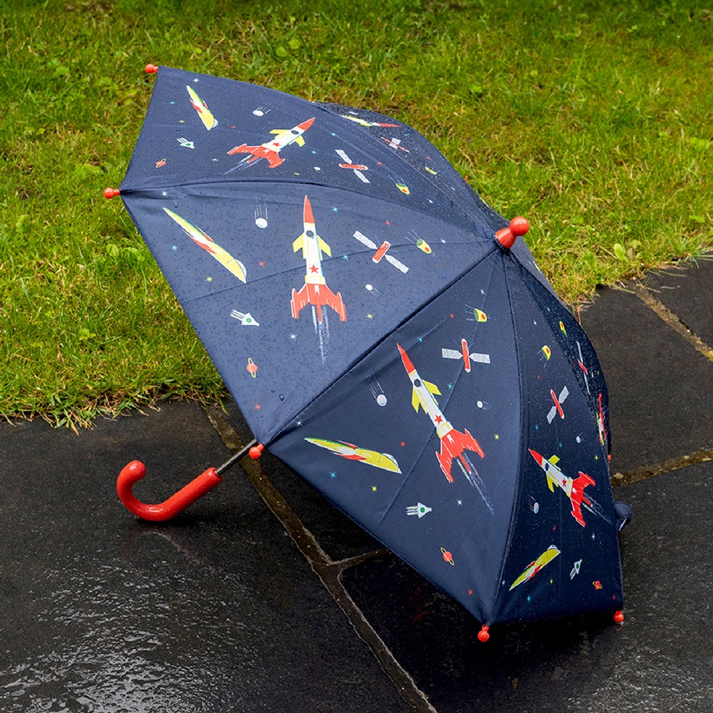 Rex LONDON 英國 Push up兒童雨傘(火箭) / 兒童傘 雨具