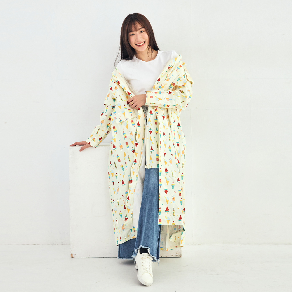 RAINSTORY 前扣式連身雨衣M號(夏日聖代)（其他規格）