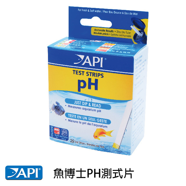 API 魚博士 PH測試片 25片